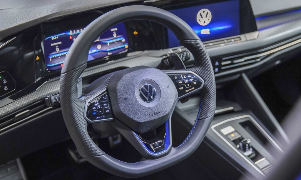 2022 Volkswagen Golf R Drivers View of Dashboard