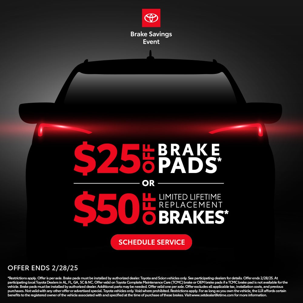Brake Saving Event!