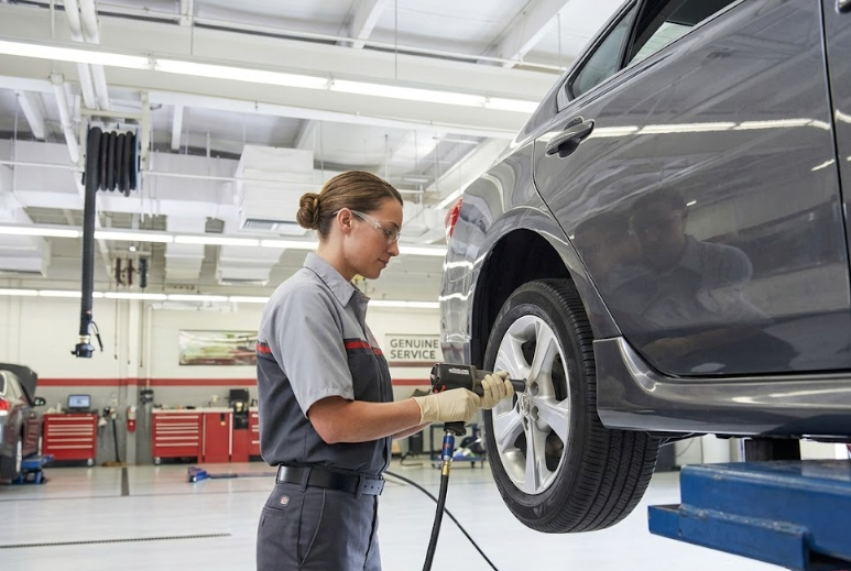 toyota tire rotation