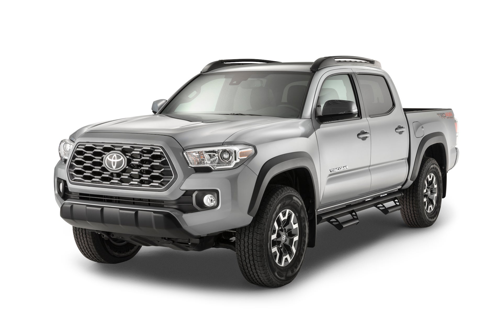 Toyota Tacoma Silver Front View