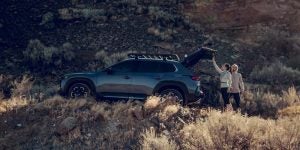 2025 mazda cx50 in the mountains
