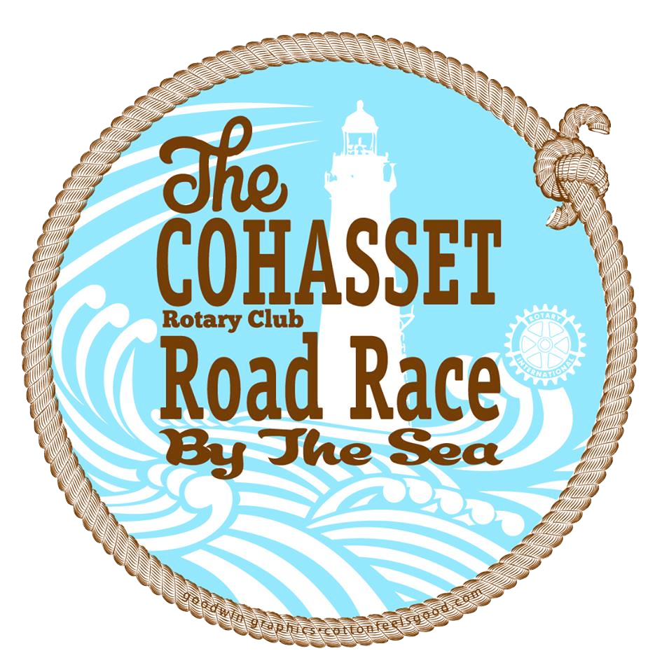 Cohasset Rotary Club Road Race Logo