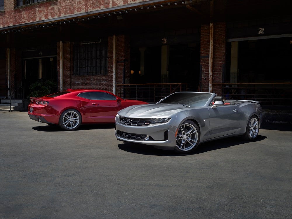 2019 Chevy Camaro Silver and Red