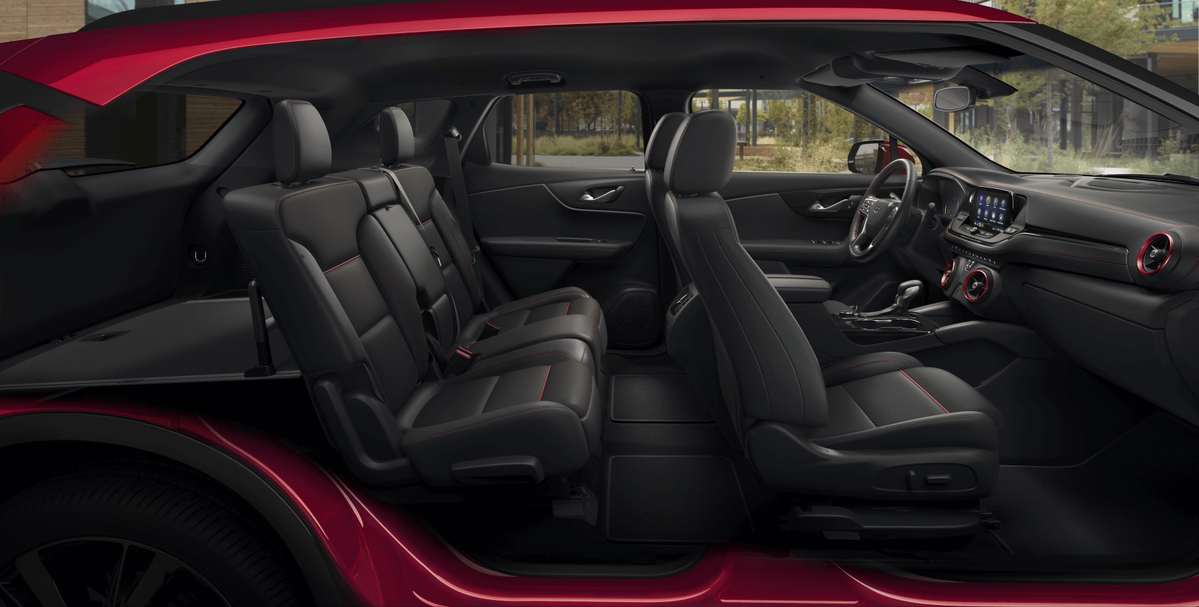 2021 Chevy Blazer RS Interior Cabin Space Feldman Chevrolet of New Hudson