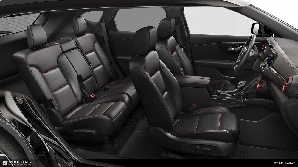 2019 Chevrolet Blazer Black Leather Interior