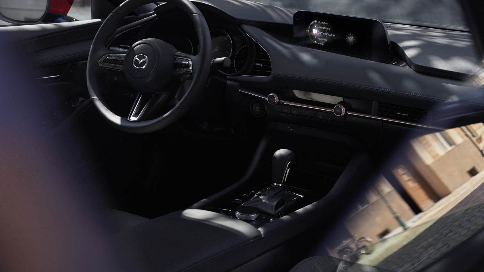 Dashboard of a Mazda Certified Pre-Owned vehicle