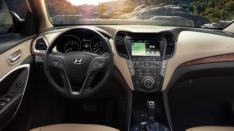 Hyundai Santa Fe interior 2018