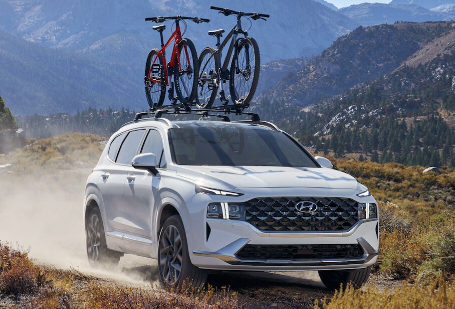 Explore Martinsville in a Hyundai Santa Fe