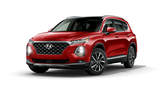 Hyundai Santa Fe red