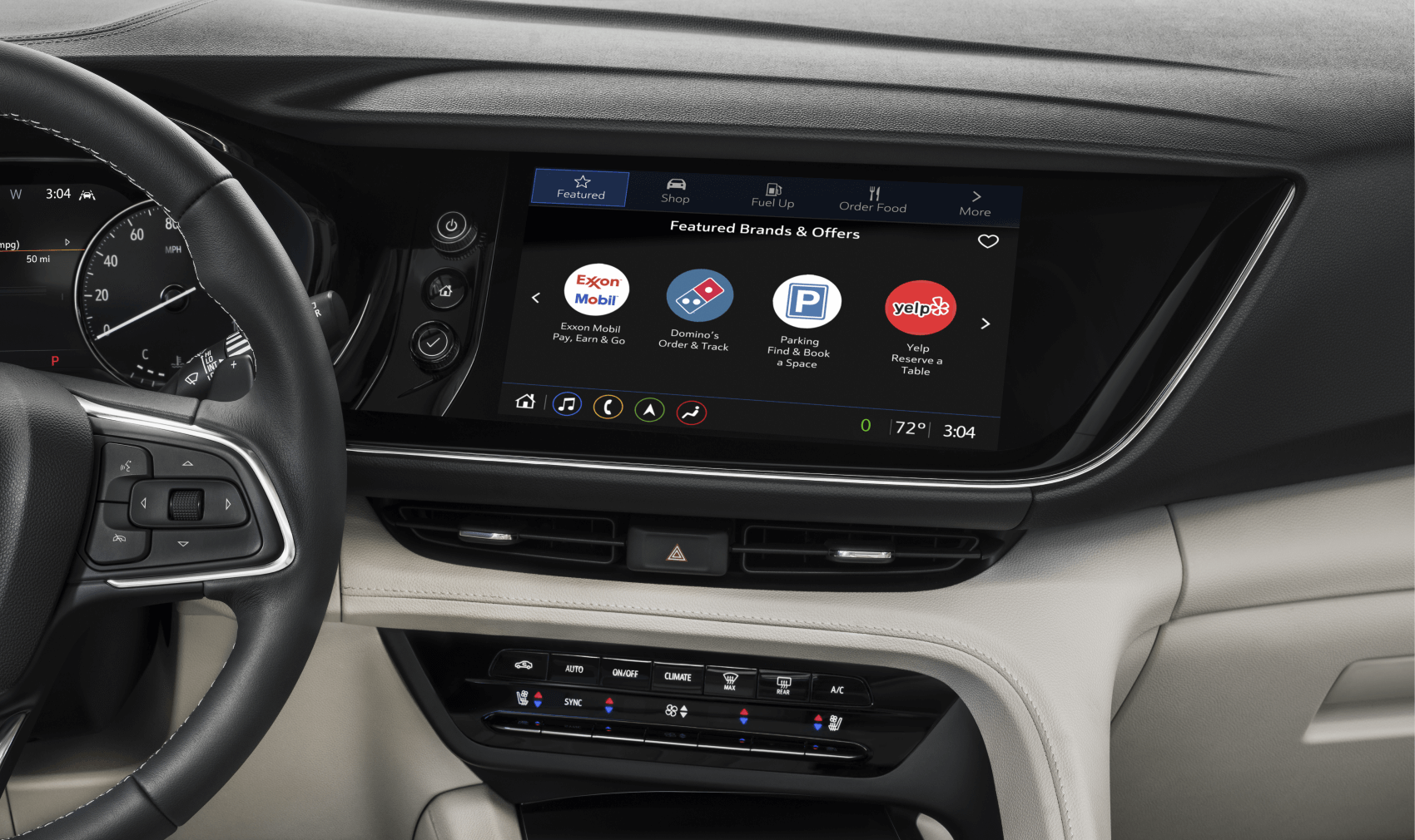 2021 Buick Envision Interior Dashboard Tech