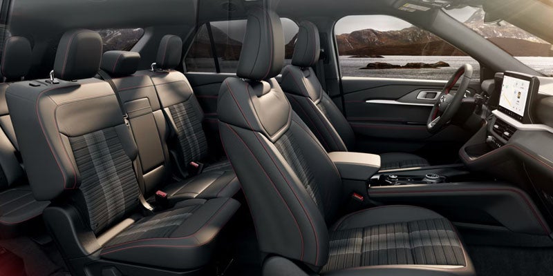 Interior View of Ford Escape