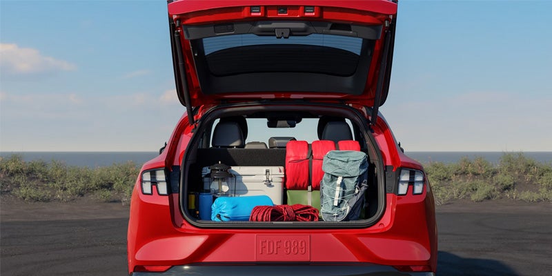 Loaded car cargo with luggage and essentials
