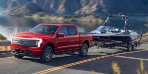 A 2025 F-150, one of Fords EVs lineup