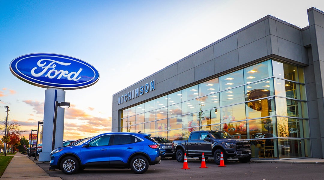 Exterior of Atchinson Ford in Belleville, Michigan