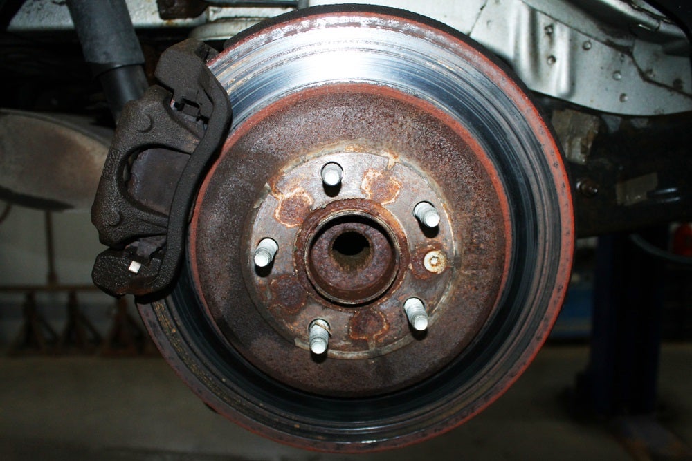 Rusting Brake Rotor