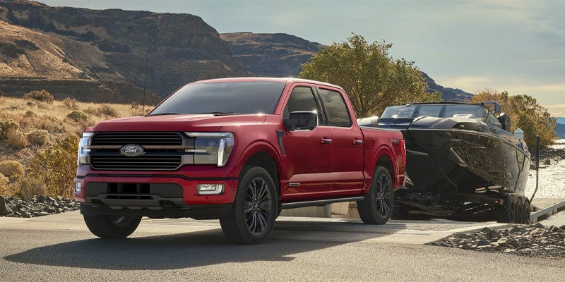 A 2026 Ford F-150 Platinum with a fuel efficiency of 17-18 city / 22-24 highway / 19-20 combined mpg