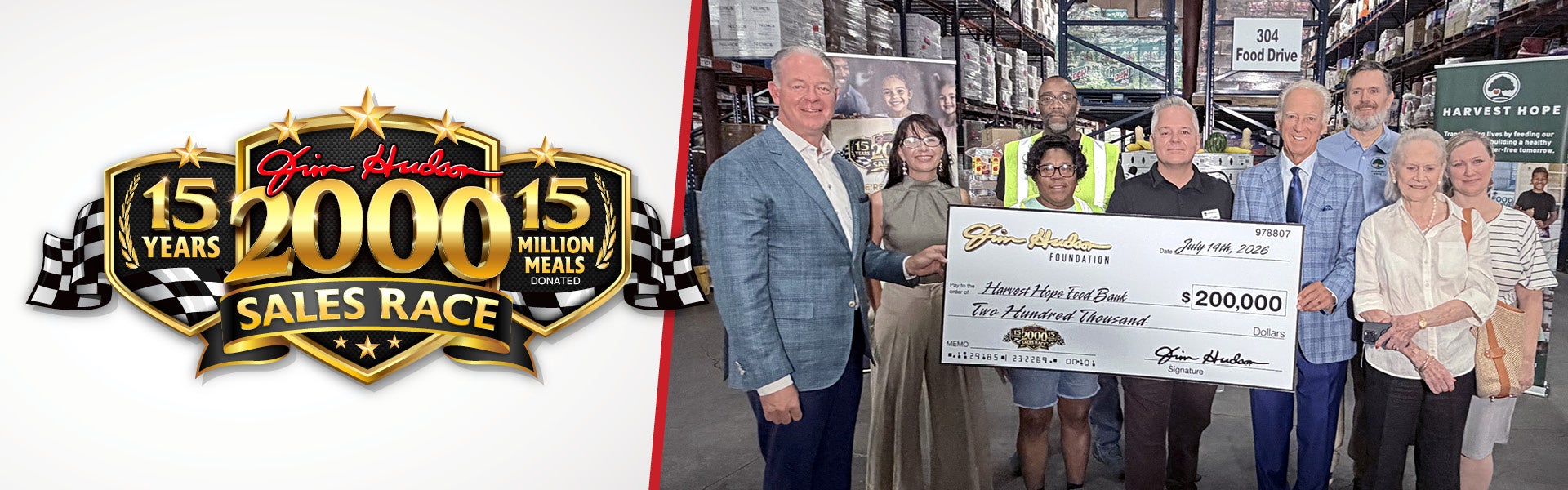 Jim Hudson Donates to Charity | Jim Hudson Ford in Lexington SC