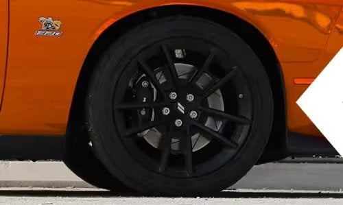 2023 Dodge Challenger Brembo four piston calipers and vented rotors