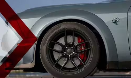 2023 Dodge Challenger 20 by 11-inch wheels with Pirelli P Zero tires