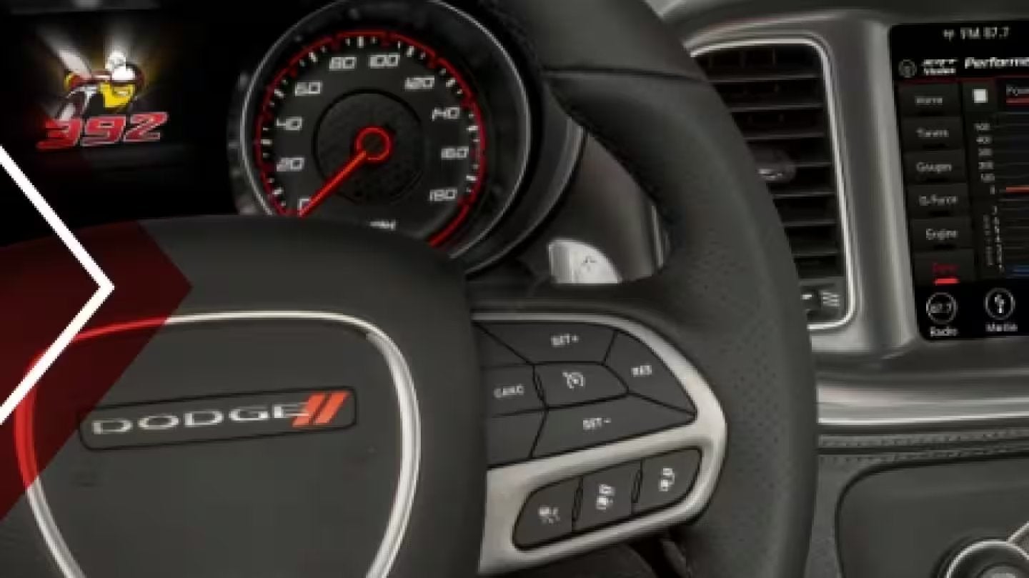 2023 Dodge Charger available steering wheel paddle shifters