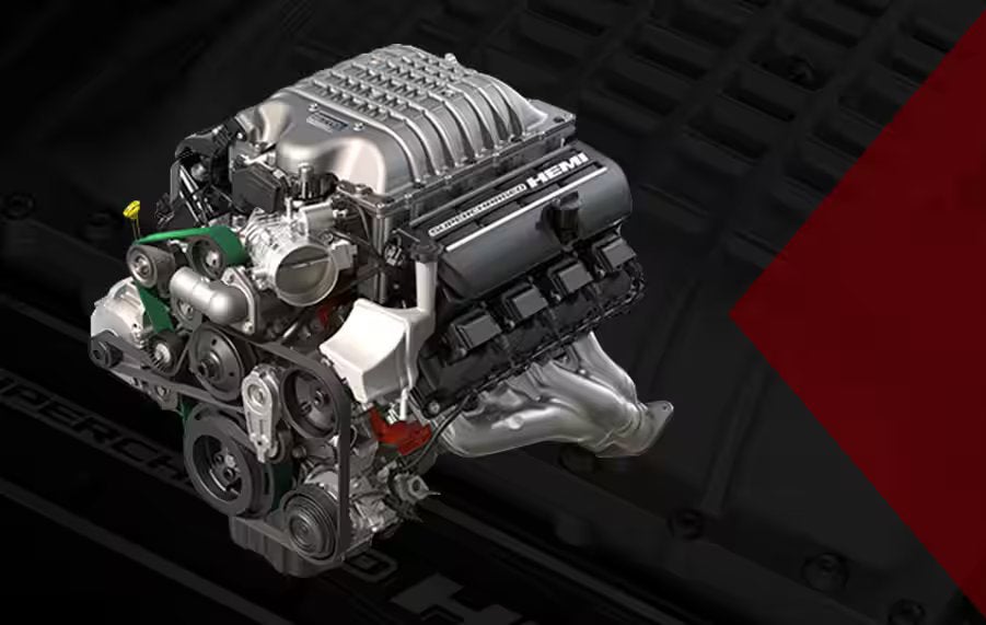 2023 Dodge Charger Supercharged 6.2L High-Output HEMI V8 engine