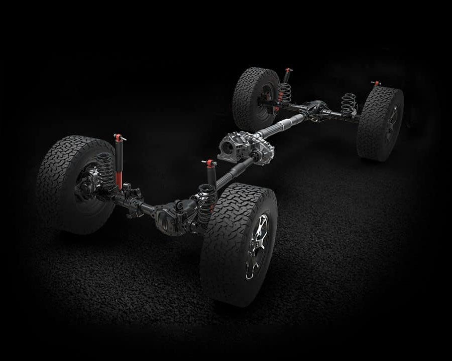 2024 Jeep Wrangler rock-trac 4x4 system