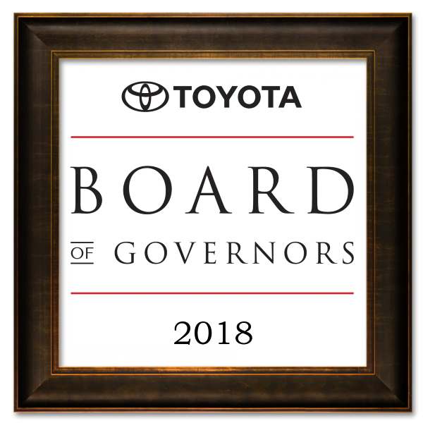 Toyota Board of Governors Award 2020
