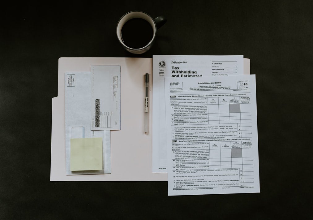 A stack of taxes being done in Miami Oklahoma