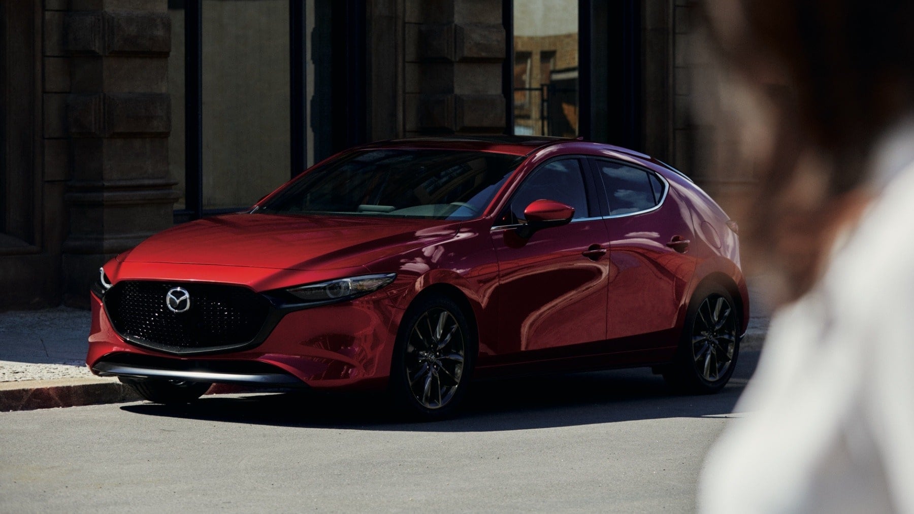 2021 Mazda3 hatchback exterior 3
