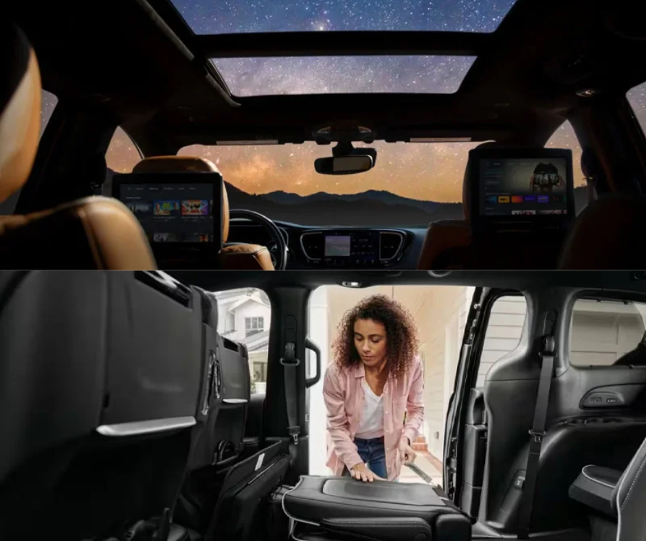 Interior Features of 2023 Pacifica Van
