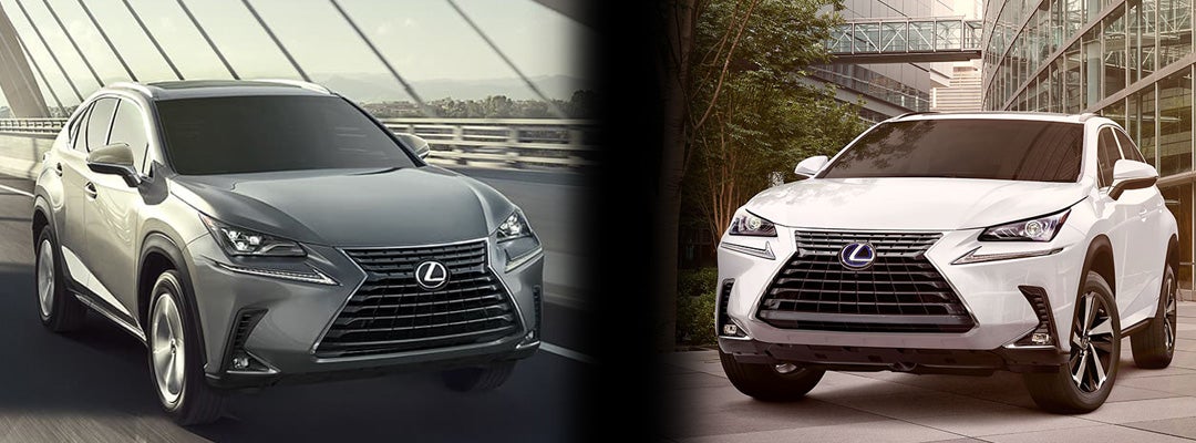 The 2018 Lexus NX 300 and the NX 300h