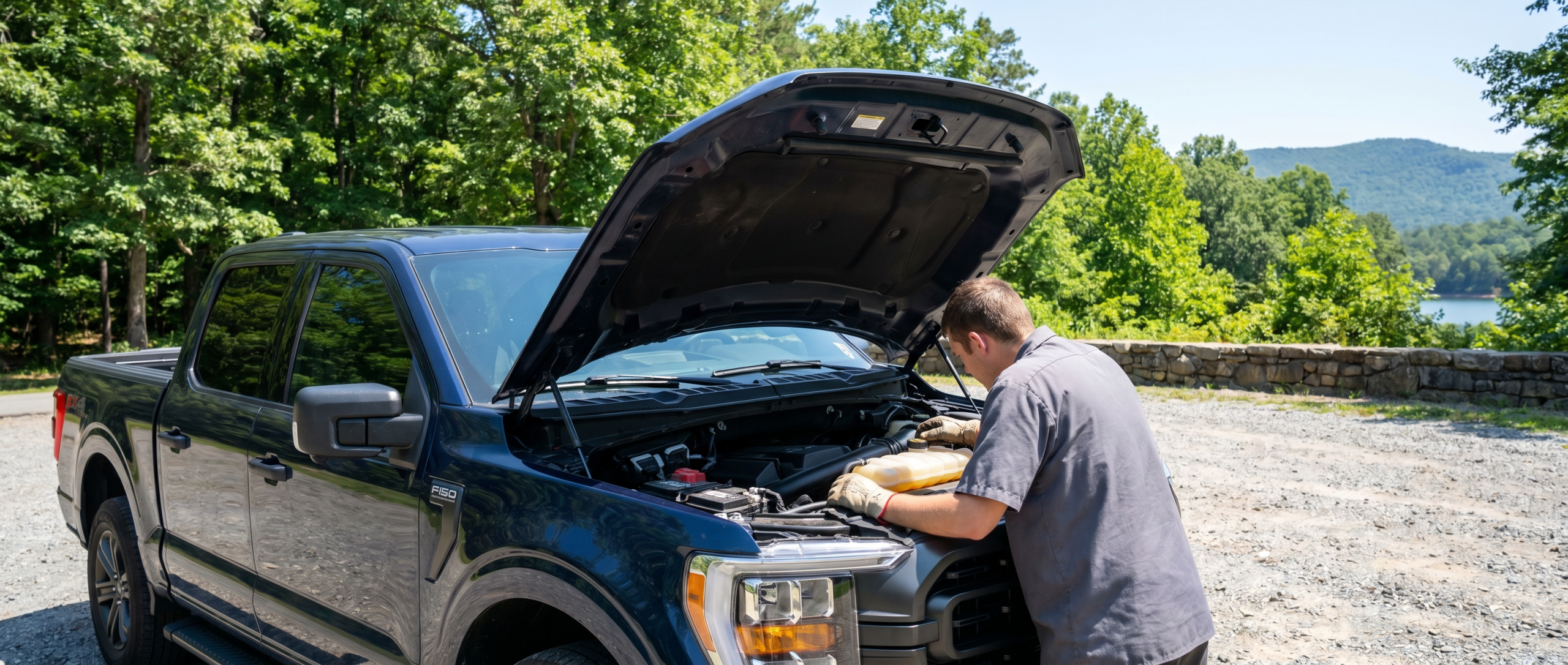 Ford vehicle AC system service in Greer, SC