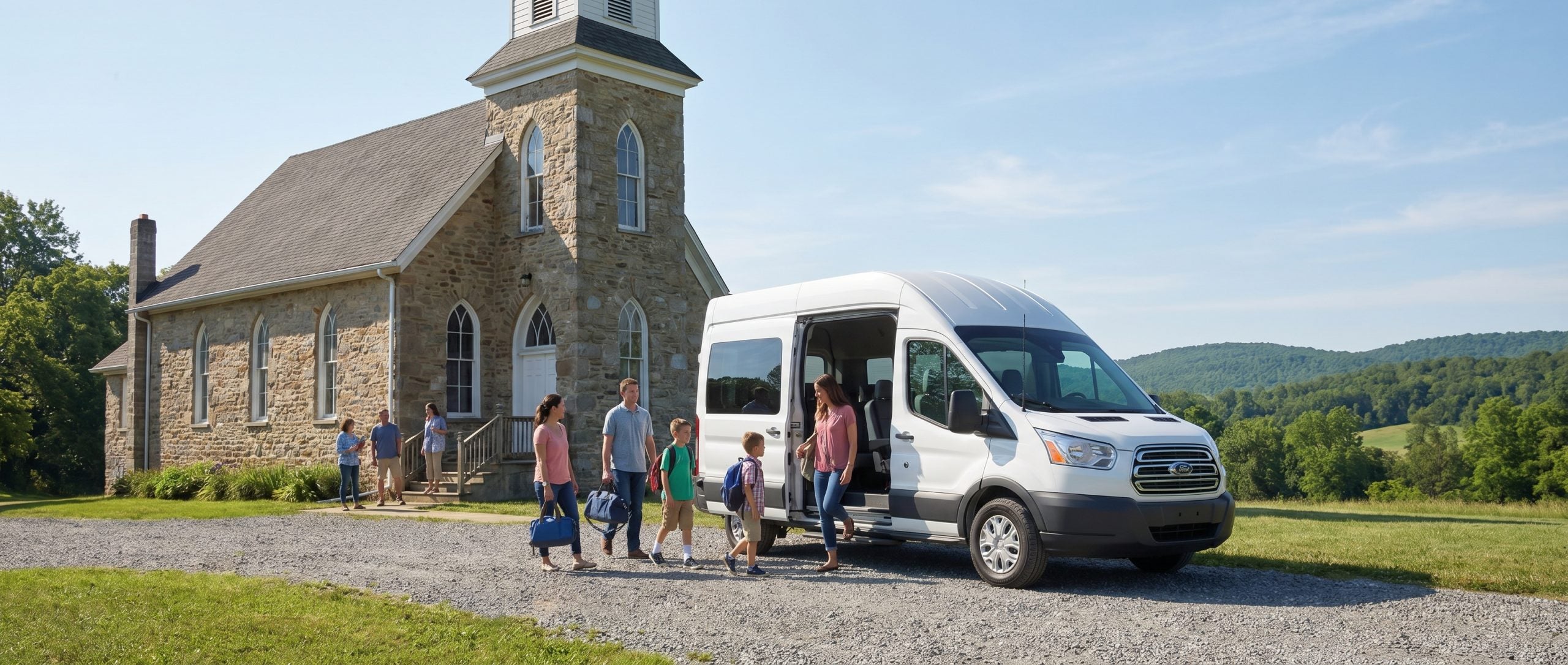 Ford Transit Passenger Van for church group transportation in Greer, SC