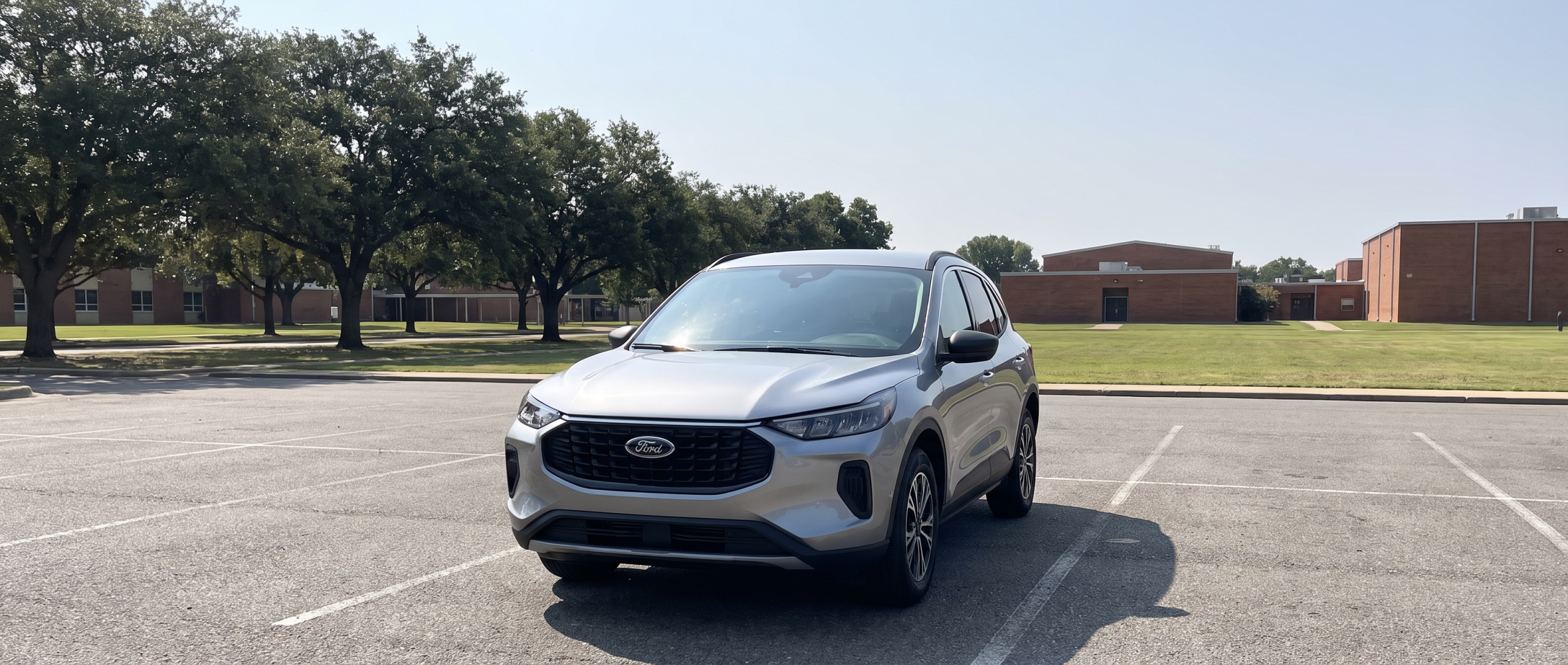 2026 Ford Escape parked at a Greenville County school campus in Greer, South Carolina