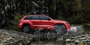 Red 2021 Jeep Grand Cherokee Silver Spring MD