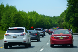 Cars Driving On Highway