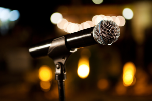 Microphone at Music Venue Jacksonville FL