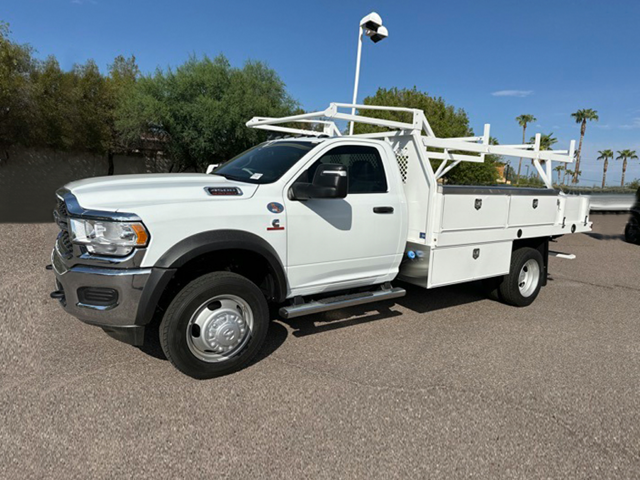 white 2024 RAM 4500