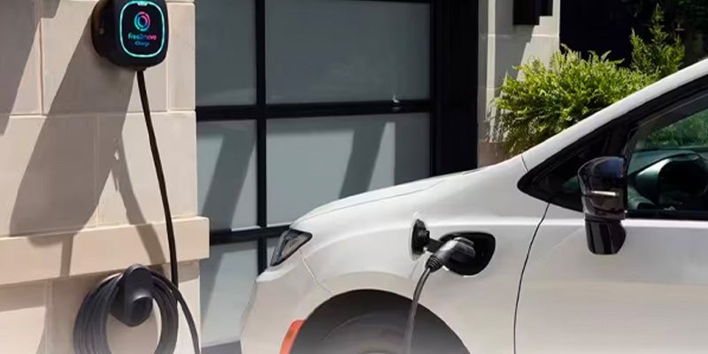 chrysler ev plugged in and charging