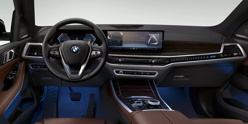 BMW X5 interior with modern features