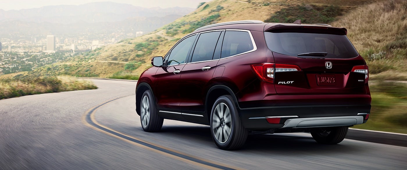 Red Honda Pilot