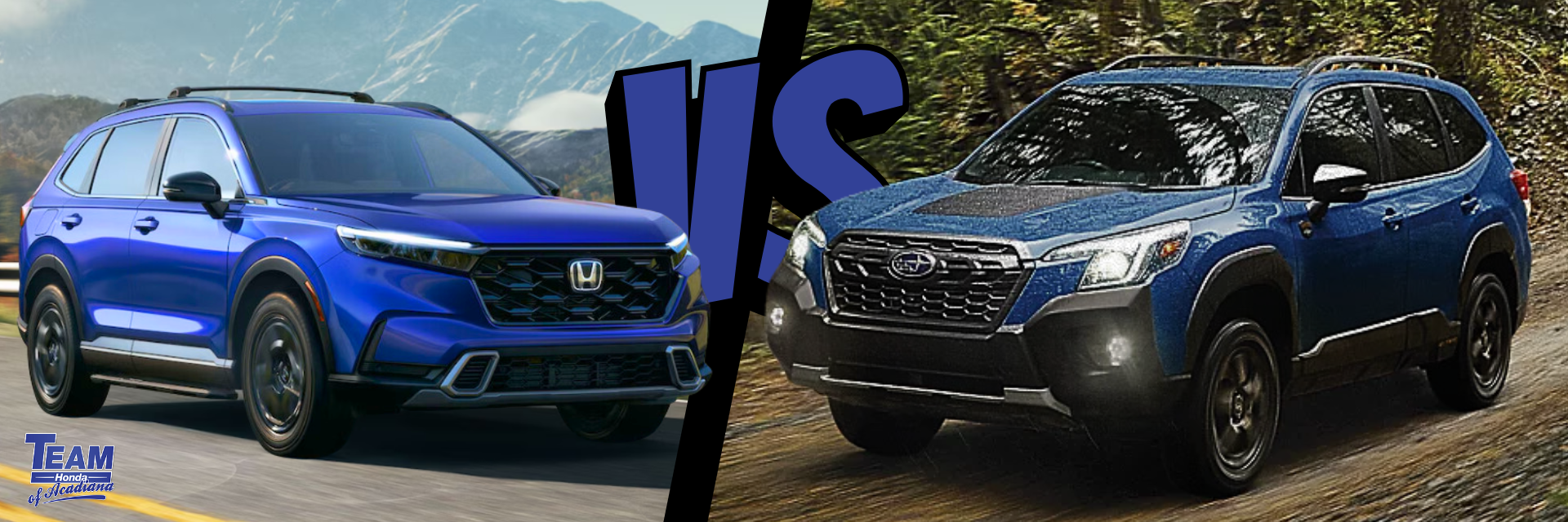 2024 Honda CR-V vs. 2024 Subaru Forester (1)