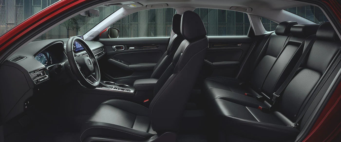 Inside of Honda Civic