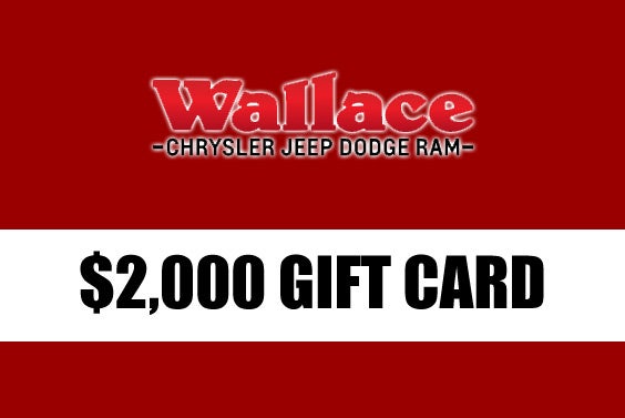 $2,000 Gift Card Towards Purchase