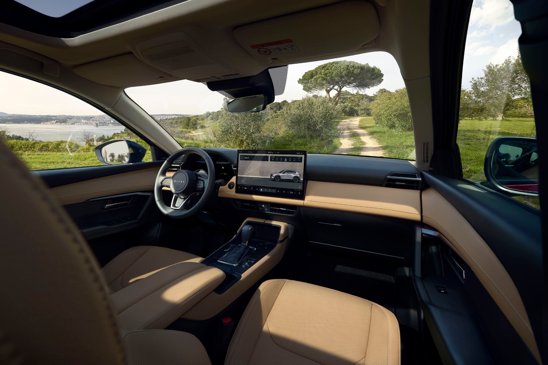 The dashboard of the 2026 Mazda CX-5