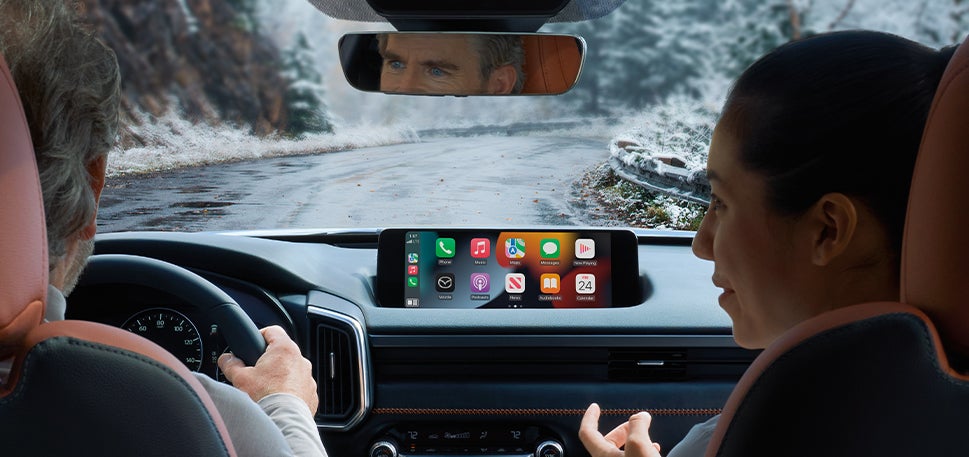 Setting up connected services in a new Mazda car