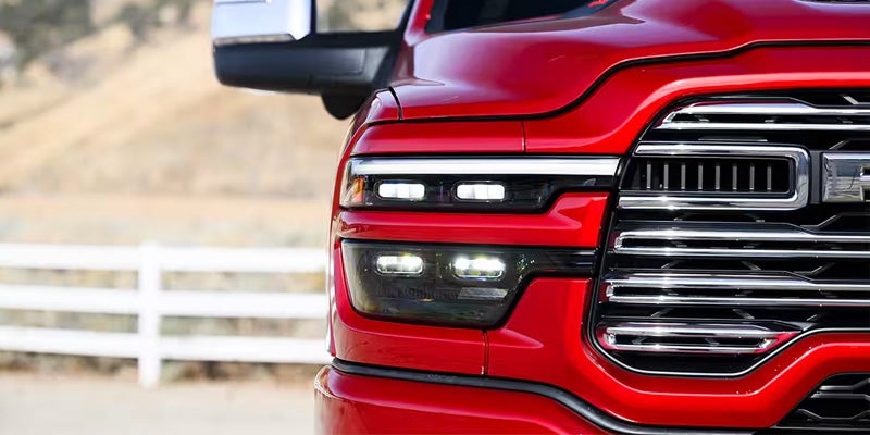 The Sharp 2026 RAM 2500 headlights