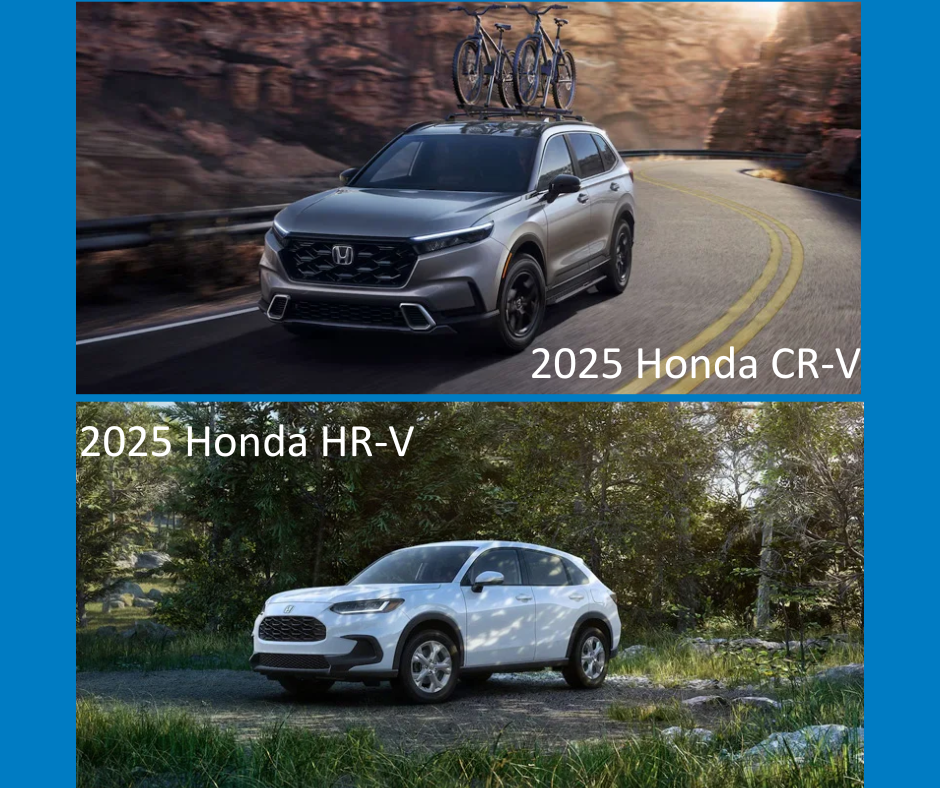2025 Honda CR-V vs the 2025 Honda HR-V