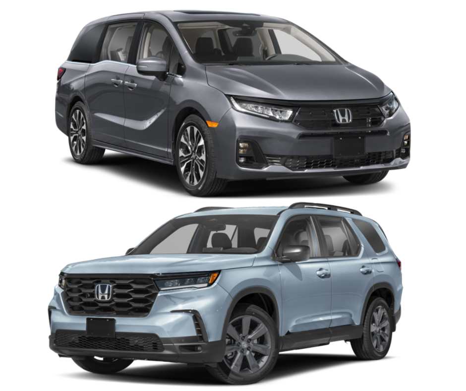2025 honda pilot vs honda odyssey