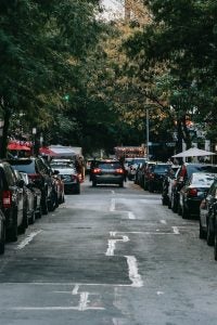 Car Parked in a One Way Street | Greenwich, CT
